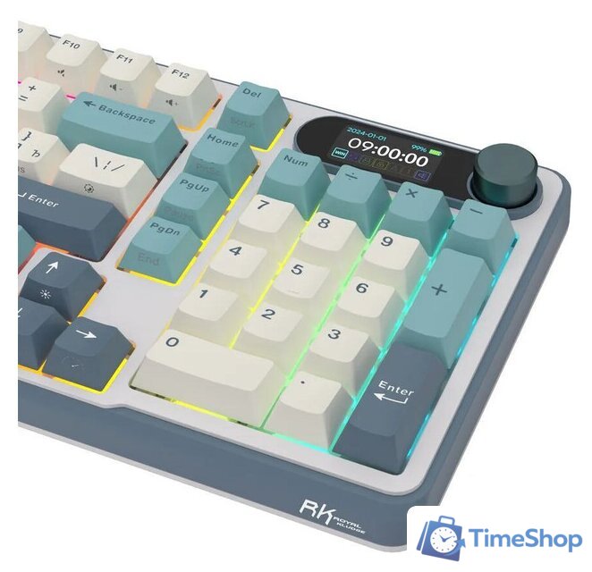 Клавиатура Royal Kludge RK-S98 RGB Light Cloud (RK Brown) - Изображение №7 — Интернет-магазин Time-Shop