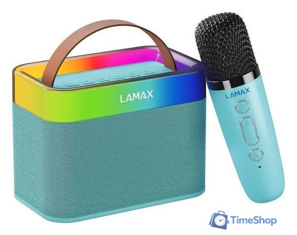 Беспроводная колонка Lamax KaraokeKid1 (голубой) - Изображение №1 — Интернет-магазин Time-Shop