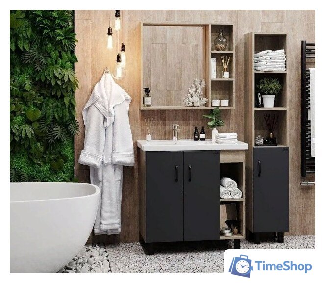  Onika Тумба под умывальник Тимбер 80.10 108046 - Изображение №3 — Интернет-магазин Time-Shop