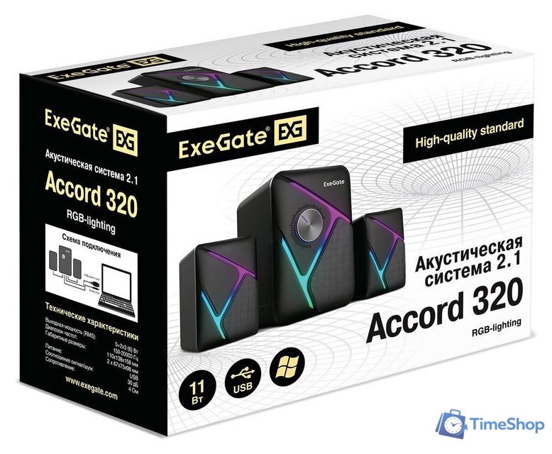 Акустика ExeGate Accord 320 - Изображение №2 — Интернет-магазин Time-Shop