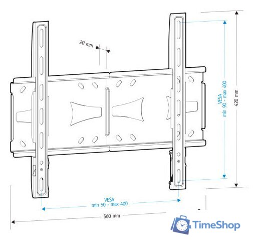Кронштейн для телевизора Holder LCDS-5070 - Изображение №2 — Интернет-магазин Time-Shop