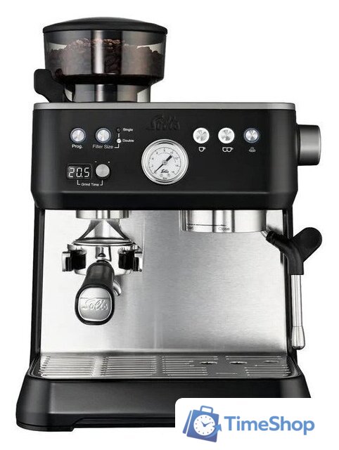 Кофемашина Solis Grind & Infuse Perfetta Black - Изображение №1 — Интернет-магазин Time-Shop