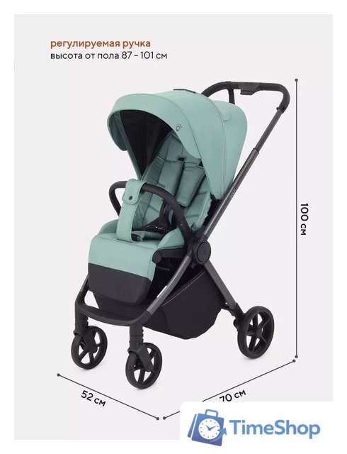 Коляска прогулочная «книга» Rant Golf RA101 (sage green) - Изображение №4 — Интернет-магазин Time-Shop