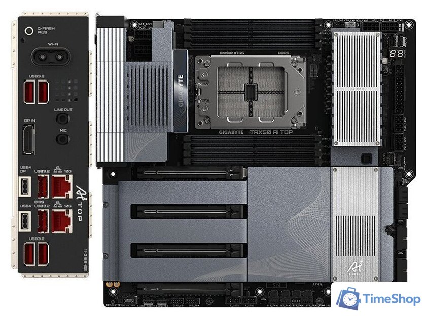 Материнская плата Gigabyte TRX50 AI TOP - Изображение №2 — Интернет-магазин Time-Shop