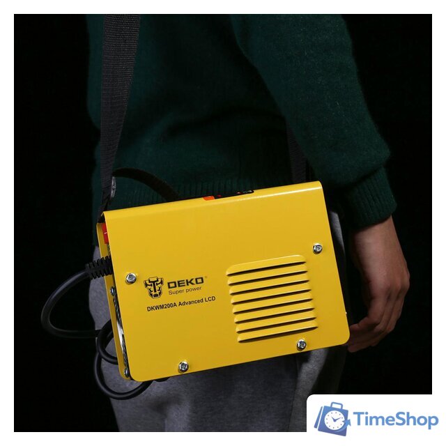 Сварочный инвертор Deko DKWM200A LCD Advanced 051-4683 (с набором для сварки) - Изображение №5 — Интернет-магазин Time-Shop