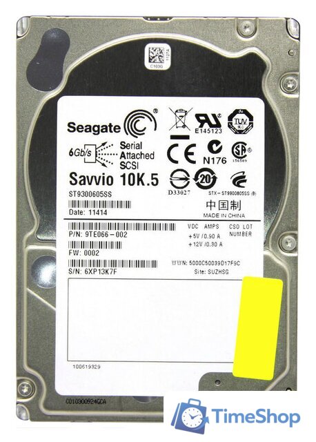 Жесткий диск Seagate Savvio 10K.5 300GB ST9300605SS - Изображение №1 — Интернет-магазин Time-Shop