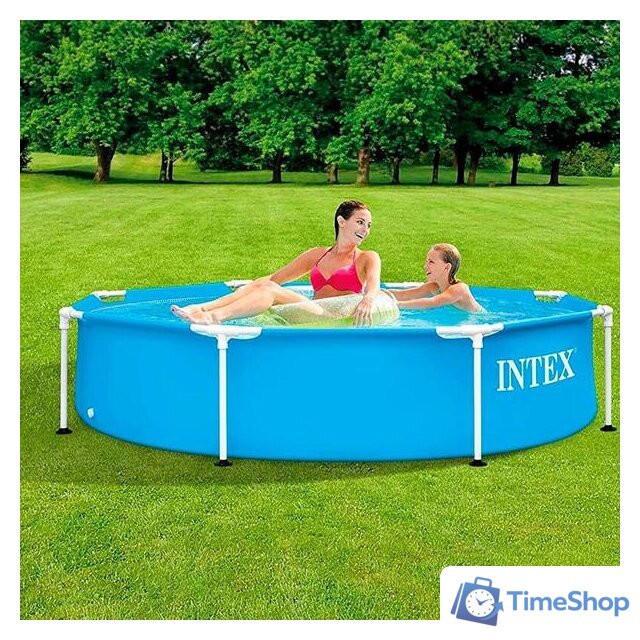Каркасный бассейн Intex Metal Frame 28205 (244x51) - Изображение №3 — Интернет-магазин Time-Shop