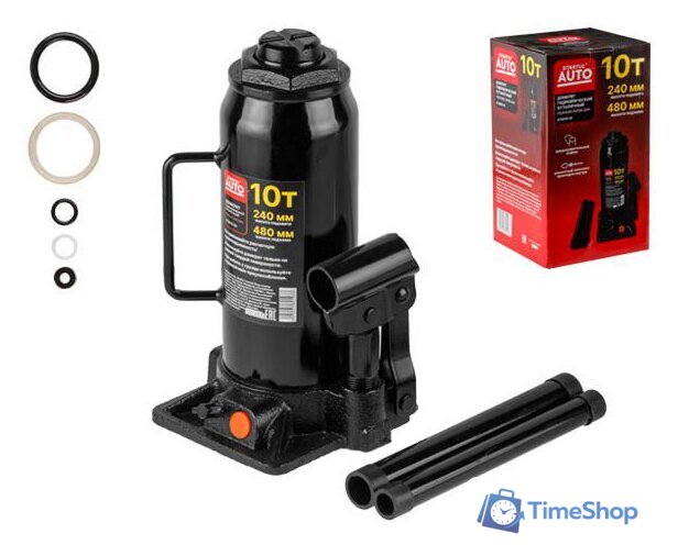 Бутылочный домкрат Startul Auto ST8019-10 10т - Изображение №1 — Интернет-магазин Time-Shop