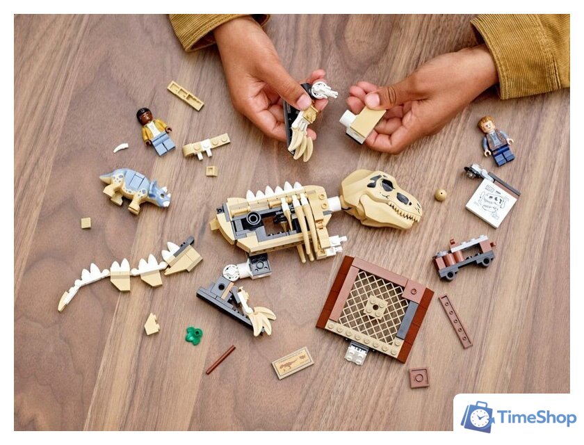 Конструктор LEGO Jurassic World 76940 Скелет тираннозавра на выставке - Изображение №11 — Интернет-магазин Time-Shop