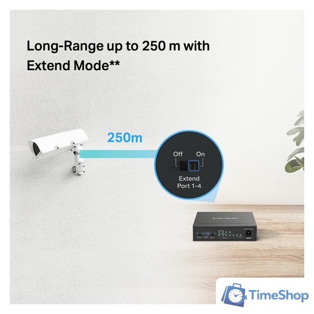 Неуправляемый коммутатор Mercusys MS106LP - Изображение №6 — Интернет-магазин Time-Shop