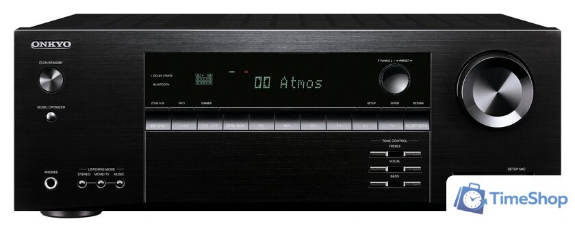 AV ресивер Onkyo TX-SR494 (черный) - Изображение №1 — Интернет-магазин Time-Shop