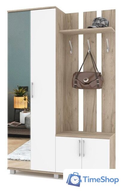 Стенка Modern Лира (серый дуб/белый) - Изображение №1 — Интернет-магазин Time-Shop