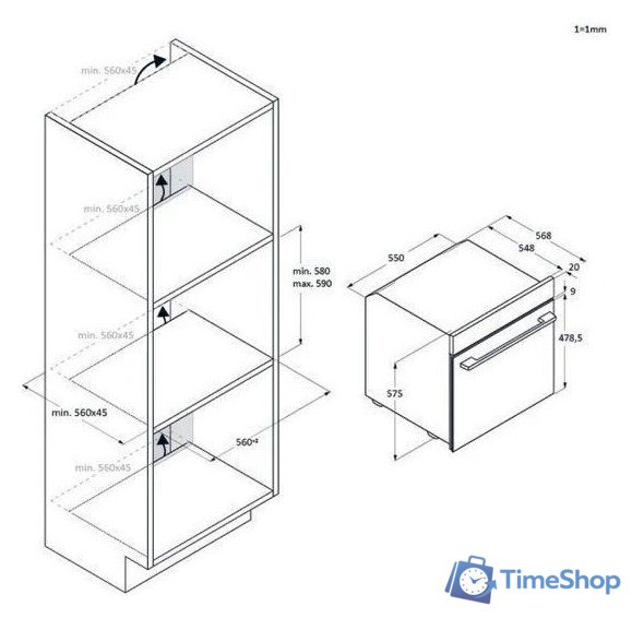 Электрический духовой шкаф Haier H6 ID2P5B3YTB - Изображение №12 — Интернет-магазин Time-Shop