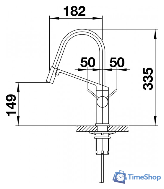 Смеситель Blanco VIU-S 524813 - Изображение №9 — Интернет-магазин Time-Shop