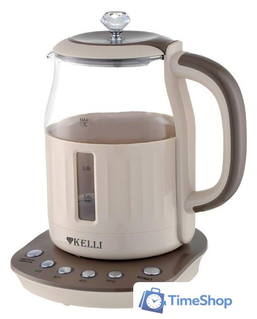 Электрический чайник KELLI KL-1373 (кофейный) - Изображение №1 — Интернет-магазин Time-Shop