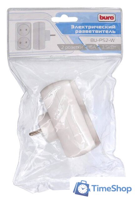 Разветвитель Buro BU-PS2-W - Изображение №5 — Интернет-магазин Time-Shop
