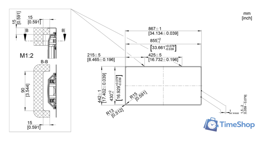 Кухонная мойка Blanco Andano 400/400-IF (без клапана-автомата) - Изображение №6 — Интернет-магазин Time-Shop