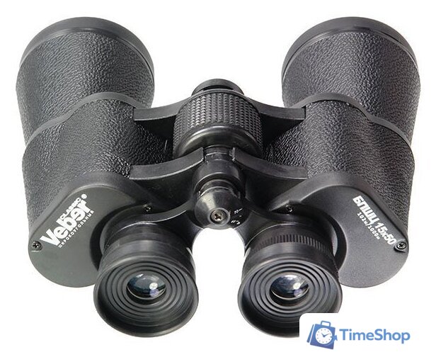 Бинокль Veber Classic БПШЦ 15x50 VL Black - Изображение №3 — Интернет-магазин Time-Shop