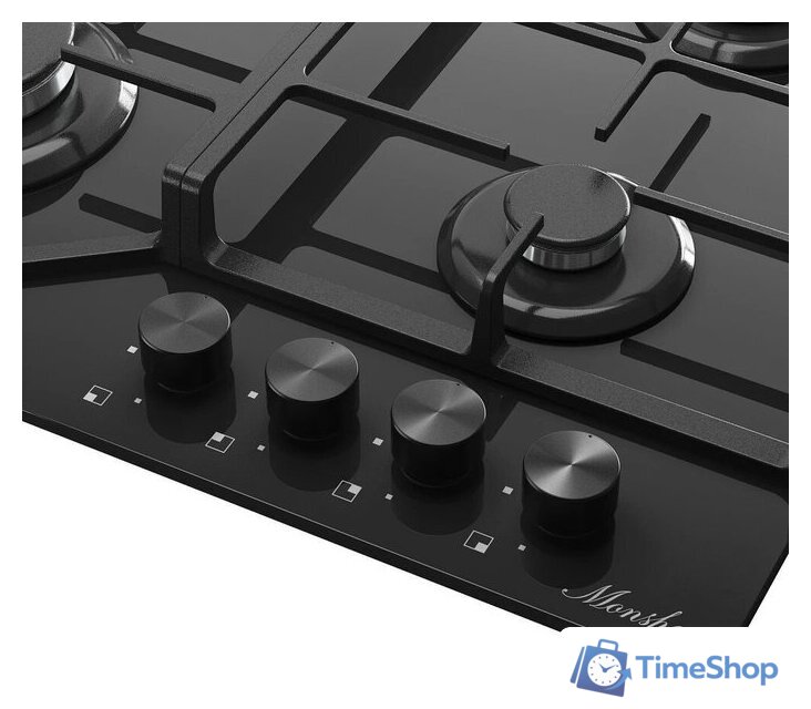 Варочная панель Monsher MGG 62 Noir - Изображение №3 — Интернет-магазин Time-Shop
