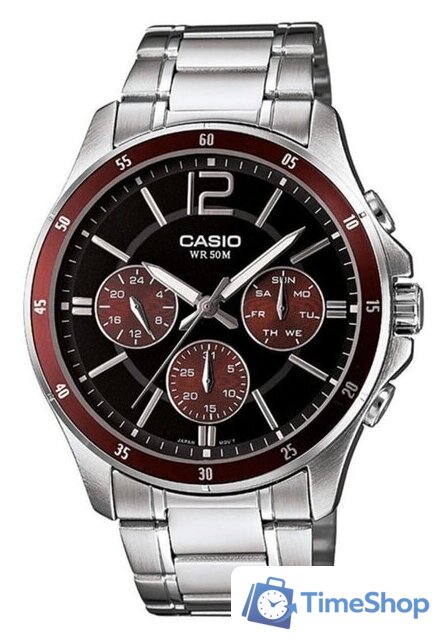 Наручные часы Casio MTP-1374D-5A - Изображение №1 — Интернет-магазин Time-Shop