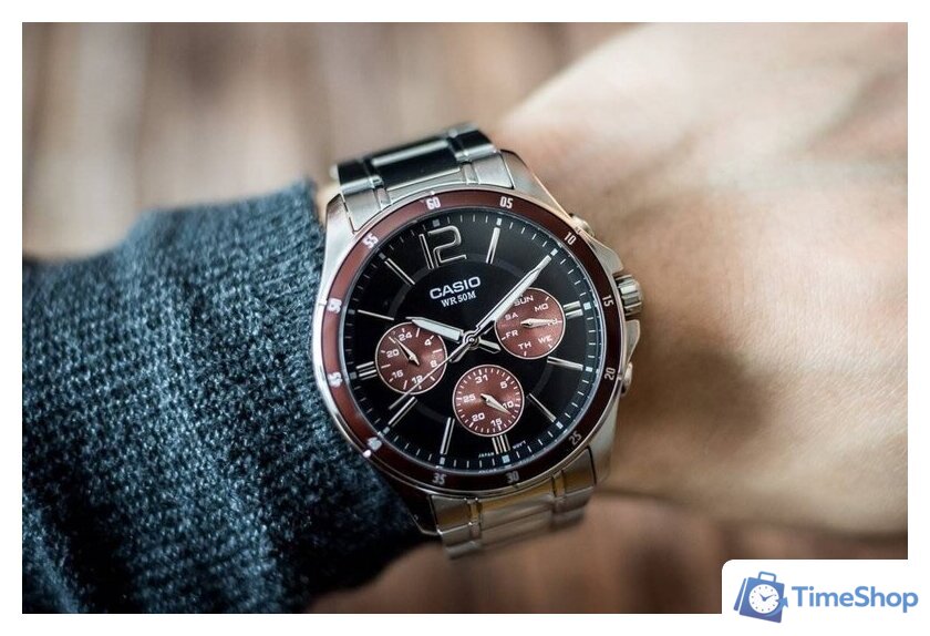 Наручные часы Casio MTP-1374D-5A - Изображение №3 — Интернет-магазин Time-Shop