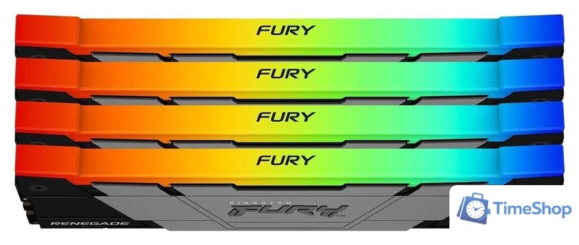 Оперативная память Kingston FURY Renegade RGB 4x32ГБ DDR4 3600 МГц KF436C18RB2AK4/128 - Изображение №2 — Интернет-магазин Time-Shop