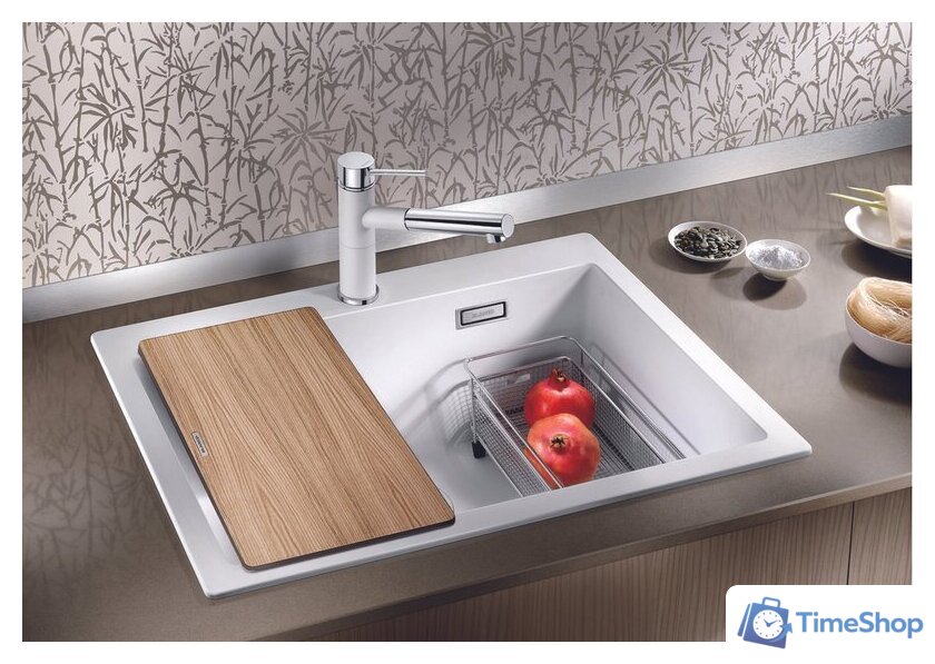 Кухонная мойка Blanco Pleon 6 523686 (антрацит) - Изображение №3 — Интернет-магазин Time-Shop