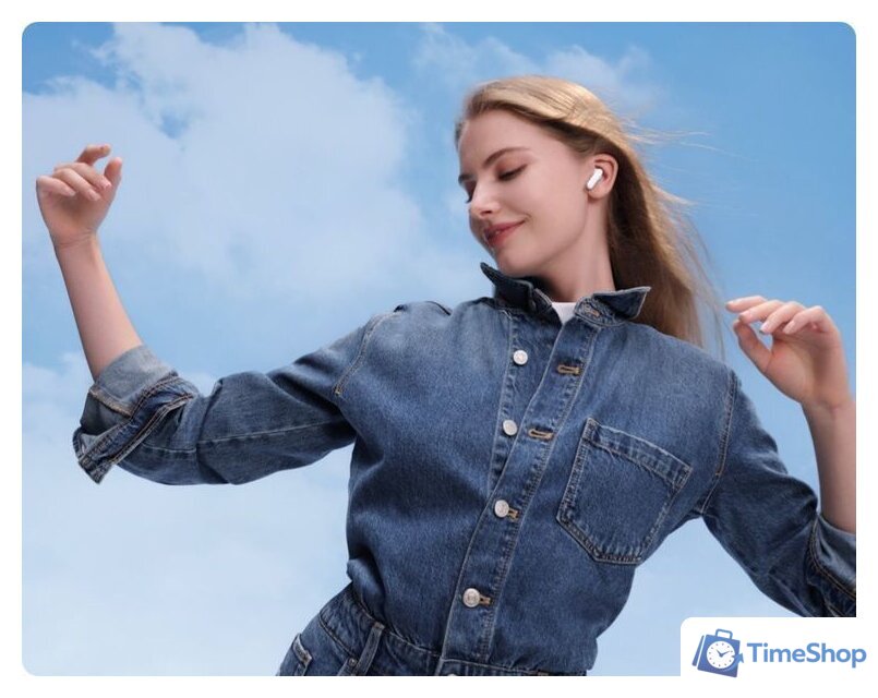 Наушники Huawei FreeBuds SE 2 (керамический белый, международная версия) - Изображение №6 — Интернет-магазин Time-Shop