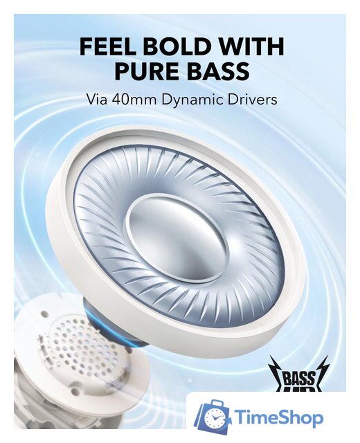 Наушники Anker Soundcore H30i (белый) - Изображение №2 — Интернет-магазин Time-Shop