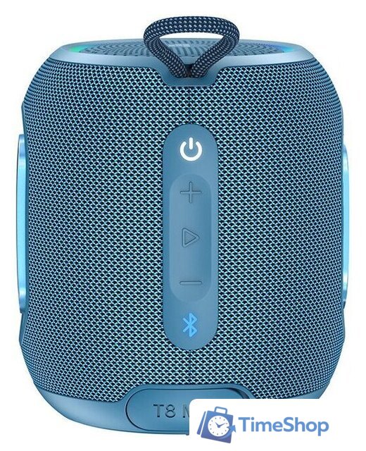 Беспроводная колонка Tronsmart T8 Mini (синий) - Изображение №3 — Интернет-магазин Time-Shop