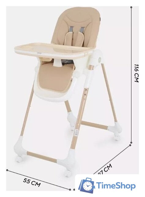 Высокий стульчик MOWbaby Honey New MBH170 (beige) - Изображение №19 — Интернет-магазин Time-Shop