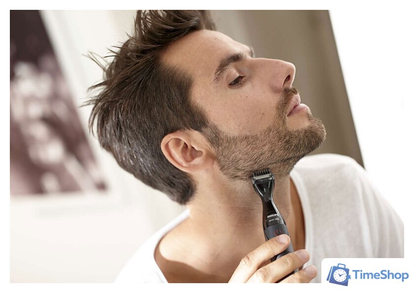 Триммер для бороды и усов Philips MG1100/16 - Изображение №2 — Интернет-магазин Time-Shop