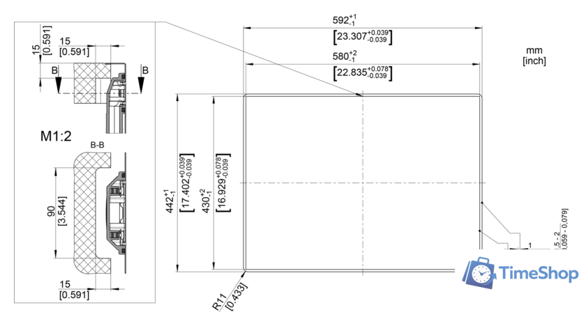 Кухонная мойка Blanco Claron 550-IF 521578 - Изображение №3 — Интернет-магазин Time-Shop