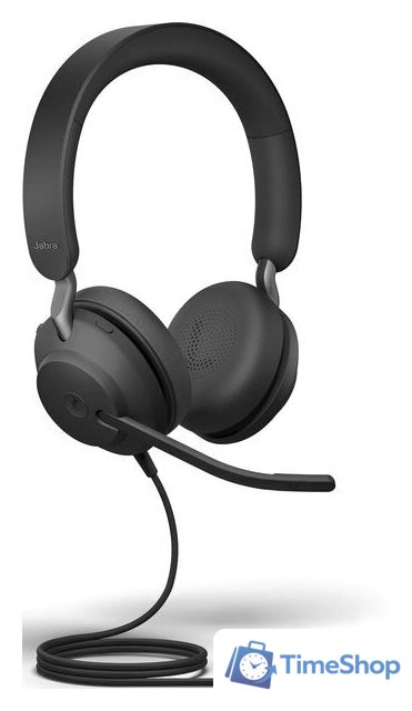 Офисная гарнитура Jabra Evolve2 40 MS Stereo USB-C - Изображение №6 — Интернет-магазин Time-Shop