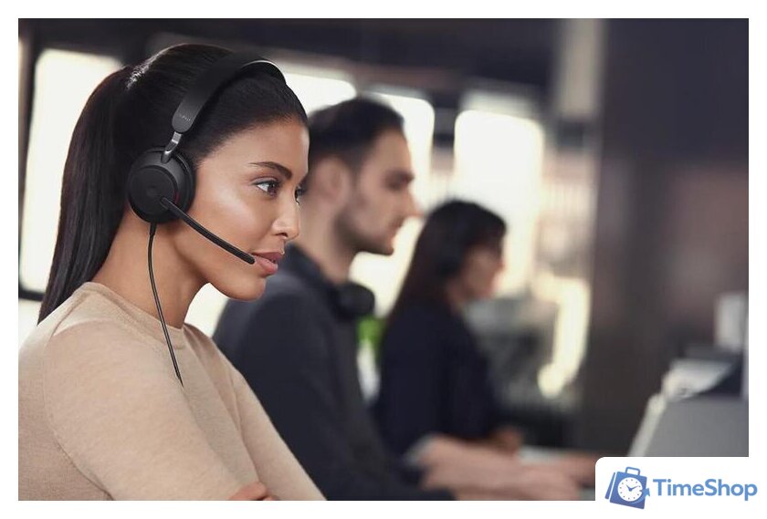 Офисная гарнитура Jabra Evolve2 40 MS Stereo USB-C - Изображение №8 — Интернет-магазин Time-Shop