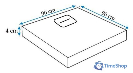 Душевой поддон Rea Stone 90x90 - Изображение №3 — Интернет-магазин Time-Shop