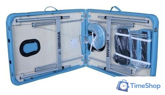 Массажный стол DFC Nirvana Elegant Luxe TS2010-Bu (голубой) - Изображение №5 — Интернет-магазин Time-Shop