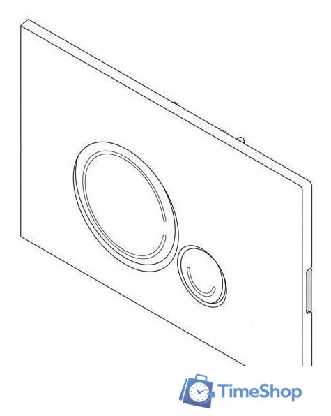 Панель смыва BelBagno Sfera BB014-SR-BIANCO - Изображение №4 — Интернет-магазин Time-Shop