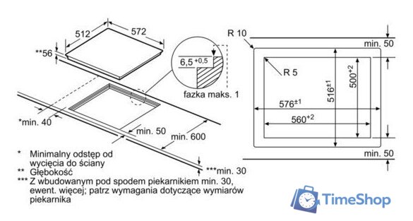 Варочная панель Siemens EX601LXC1E - Изображение №8 — Интернет-магазин Time-Shop