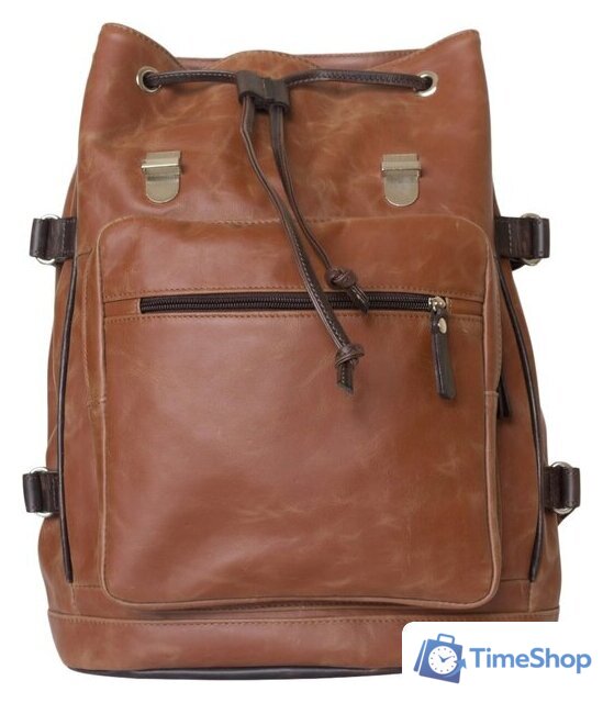 Городской рюкзак Carlo Gattini Volturno 3004-03 (коньяк/темно-коричневый) - Изображение №2 — Интернет-магазин Time-Shop