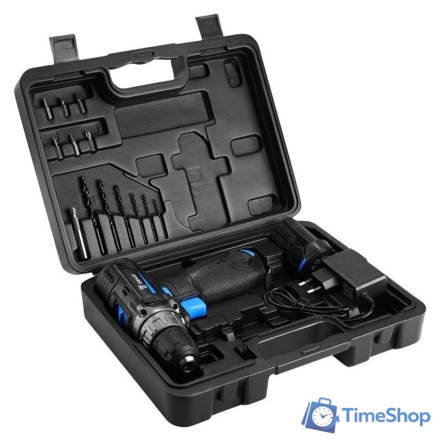 Дрель-шуруповерт Deko ZKCD12 SET6 084-1040 (с 2-мя АКБ, кейс) - Изображение №3 — Интернет-магазин Time-Shop