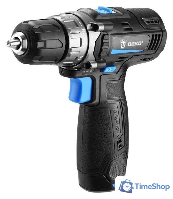 Дрель-шуруповерт Deko ZKCD12 SET6 084-1040 (с 2-мя АКБ, кейс) - Изображение №4 — Интернет-магазин Time-Shop