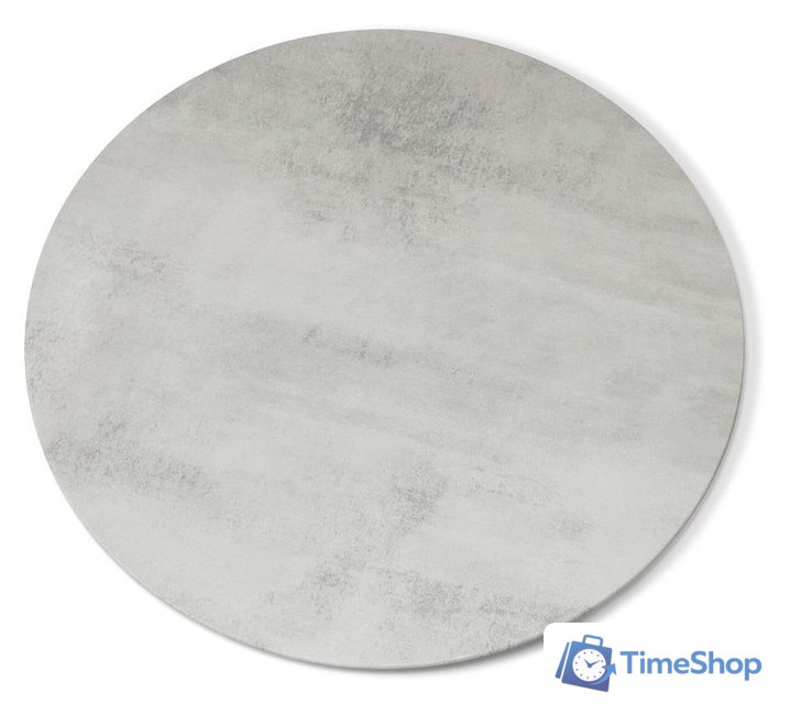 Кухонный стол Sheffilton SHT-TU2-1/80 МДФ (хром лак/бетон светлый) - Изображение №3 — Интернет-магазин Time-Shop