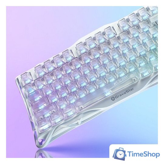 Клавиатура Gravastar Mercury K1 Lite Crystal Aurora (GravaStar Stellar Flash) - Изображение №6 — Интернет-магазин Time-Shop