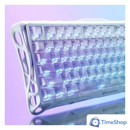 Клавиатура Gravastar Mercury K1 Lite Crystal Aurora (GravaStar Stellar Flash) - Изображение №5 — Интернет-магазин Time-Shop