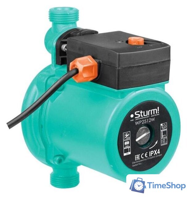 Циркуляционный насос Sturm WP2512W - Изображение №1 — Интернет-магазин Time-Shop