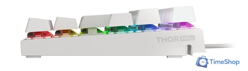 Клавиатура Genesis Thor 303 TKL RGB (белый, нет кириллицы) - Изображение №5 — Интернет-магазин Time-Shop