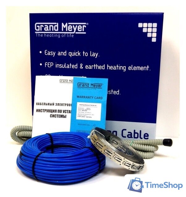 Нагревательный кабель Grand Meyer THC20-23 23 м 460 Вт - Изображение №2 — Интернет-магазин Time-Shop