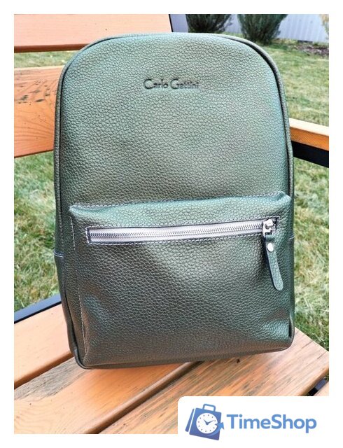 Городской рюкзак Carlo Gattini Premium Albiate 3103-59 (золотой киви) - Изображение №8 — Интернет-магазин Time-Shop