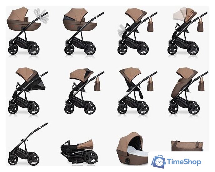 Универсальная коляска Riko Basic Aicon Ecco (2 в 1, 02) - Изображение №2 — Интернет-магазин Time-Shop
